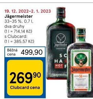 Bylinný likér Jägermeister