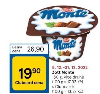 Dezert Monte Zott