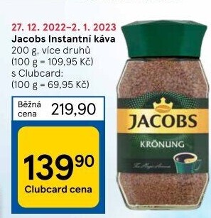 Instantní káva Jacobs Krönung