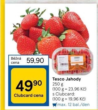 Jahody Tesco