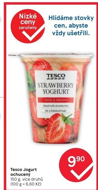 Jogurt ochucený Tesco
