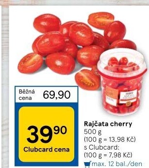 Rajčata cherry Tesco