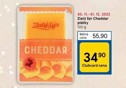 Sýr Cheddar Zlatý sýr