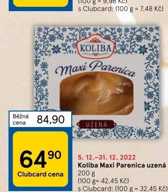 Sýr Parenica Koliba Bystřice pod Hostýnem