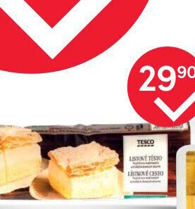 Těsto listové Tesco