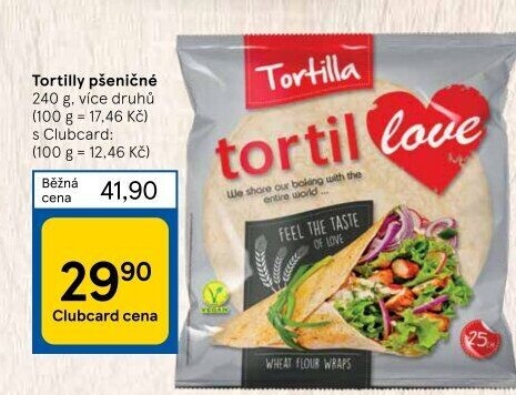 Tortilla pšeničná TortilLOVE