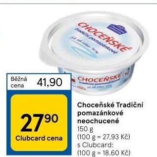 Tradiční pomazánkové Choceňské