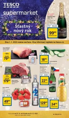 akční leták Tesco 27.12.2022-31.12.2022