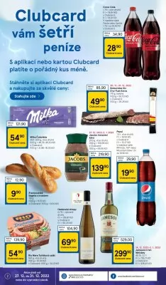 akční leták Tesco 27.12.2022-31.12.2022