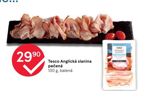 Anglická slanina Tesco