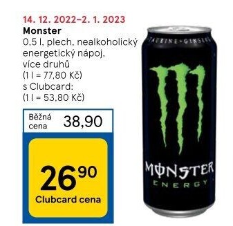 Energetický nápoj Monster Energy