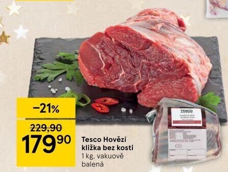 Hovězí kližka bez kosti Tesco