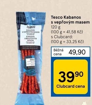 Kabanos Tesco