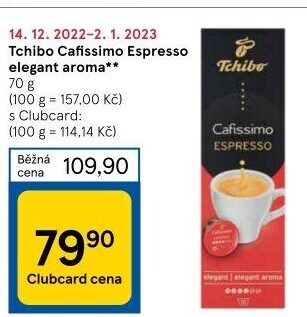 Kapsle Cafissimo Tchibo