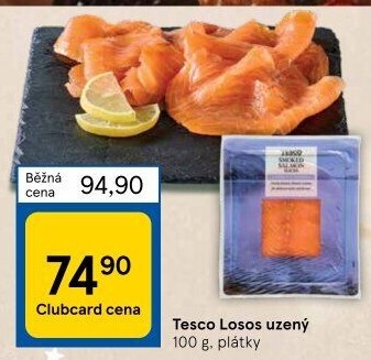 Losos uzený Tesco