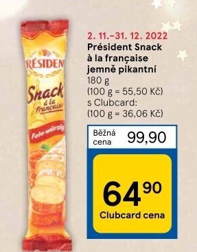 Sýr Snack Président