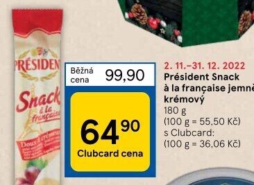 Sýr Snack Président