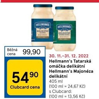 Tatarská omáčka delikátní Hellmann'