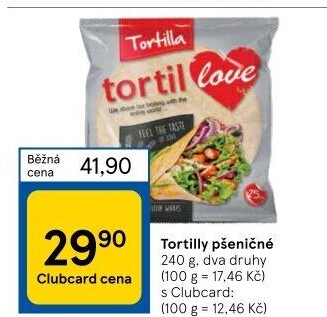 Tortilla pšeničná TortilLOVE