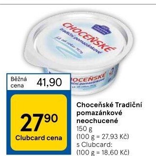 Tradiční pomazánkové Choceňské