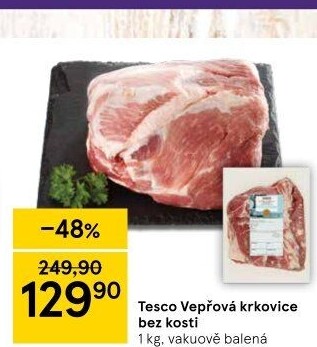 Vepřová krkovice bez kosti Tesco