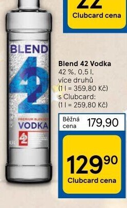 Vodka Blend 42 Vodka