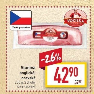 Anglická slanina Vocílka