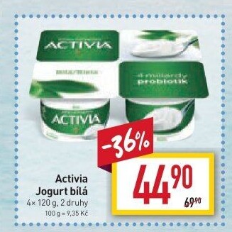 Bílý jogurt Activia Danone