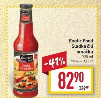 Chilli omáčka sladká Exotic food