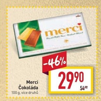 Čokoláda Merci