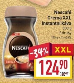 Instantní kávy Nescafé Crema