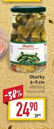 Okurky sterilované