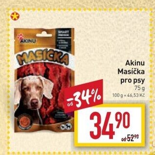 Pamlsky pro psy Masíčka Akinu