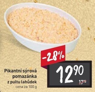 Pikantní sýrová pomazánka