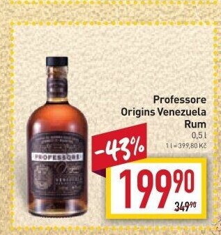 Rum Venezuela Carribiean Professore