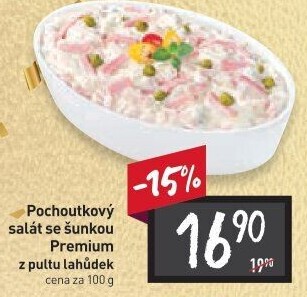 Salát pochoutkový se šunkou premium