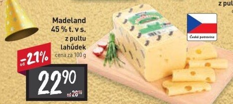 Sýr Madeland 45% Madeta