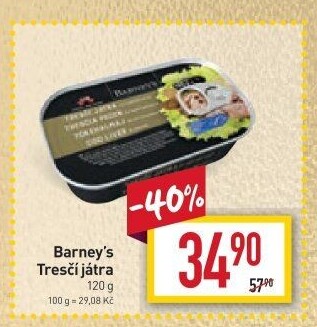 Tresčí játra Barney'