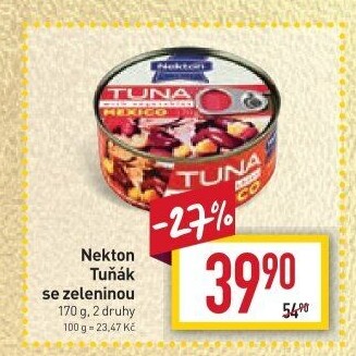 Tuňák kousky se zeleninou Nekton
