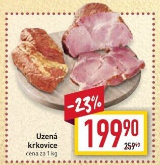 Uzená krkovice
