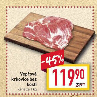 Vepřová krkovice bez kosti