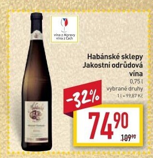 Vína Habánské sklepy