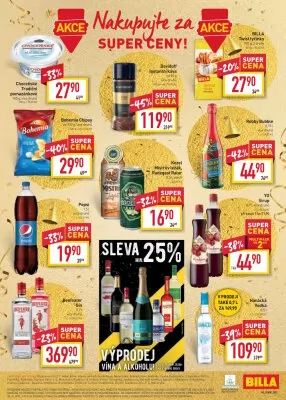akční leták BILLA 27.12.2022-31.12.2022