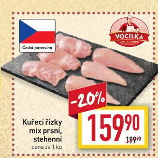 Kuřecí řízky mix Vocílka