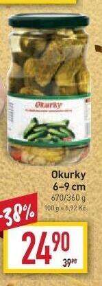 Okurky sterilované