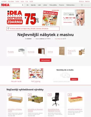 akční leták IDEA nábytek 27.12.2022-2.1.2023