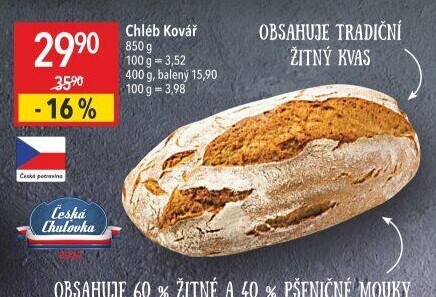 Chléb Kovář Globus