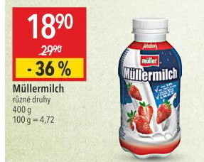 Nápoj mléčný Müllermilch Müller