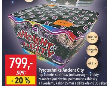 Ohňostroj Ancient City Pyro Point
