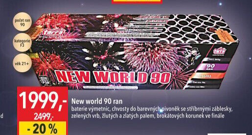 Ohňostroj New World 90 Tarra